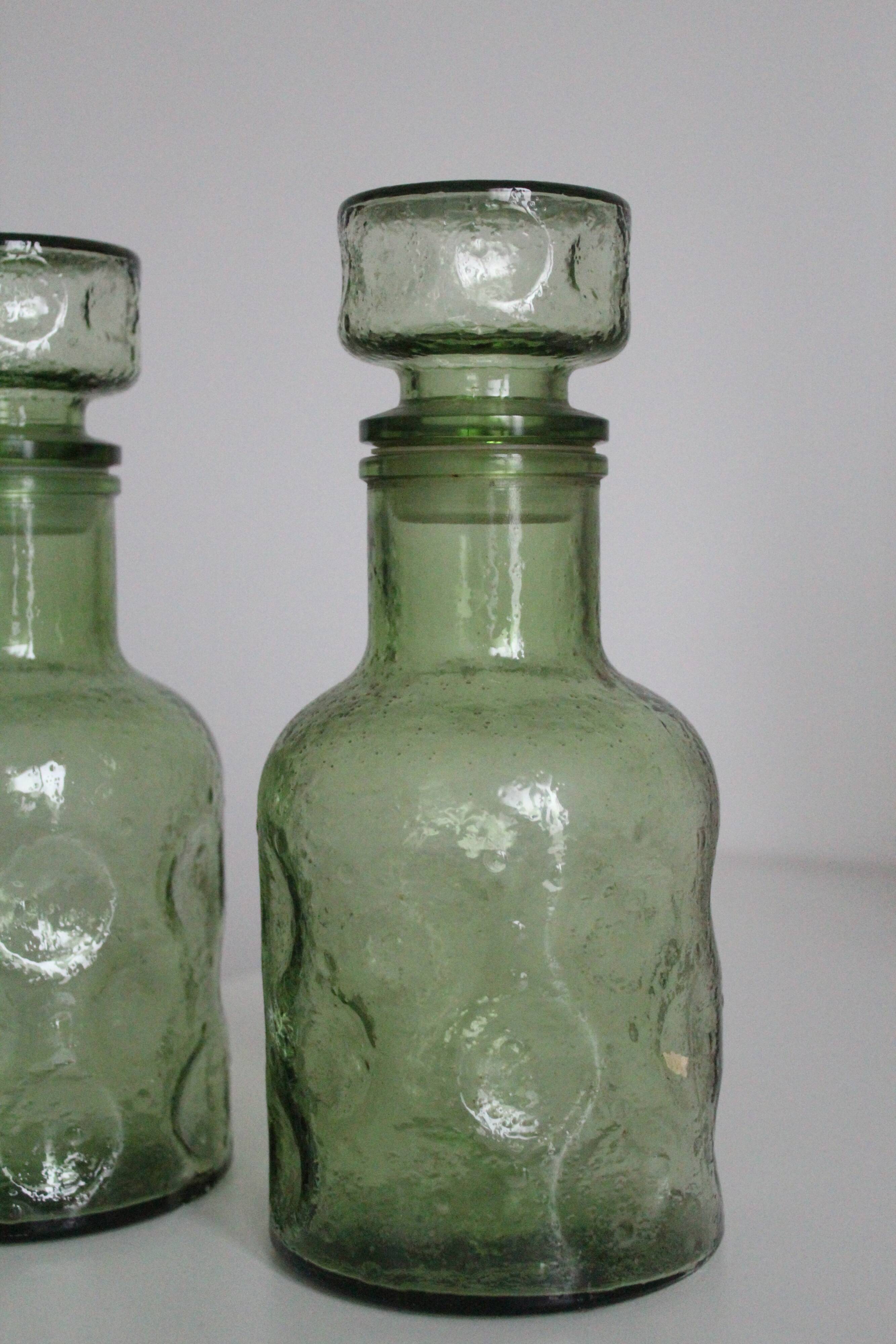 Vintage glass jars