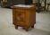 Small brutalist bedside table/occasional furniture in oak from the 1960s.