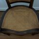 Ancien fauteuil de barbier / coiffeur en cannage