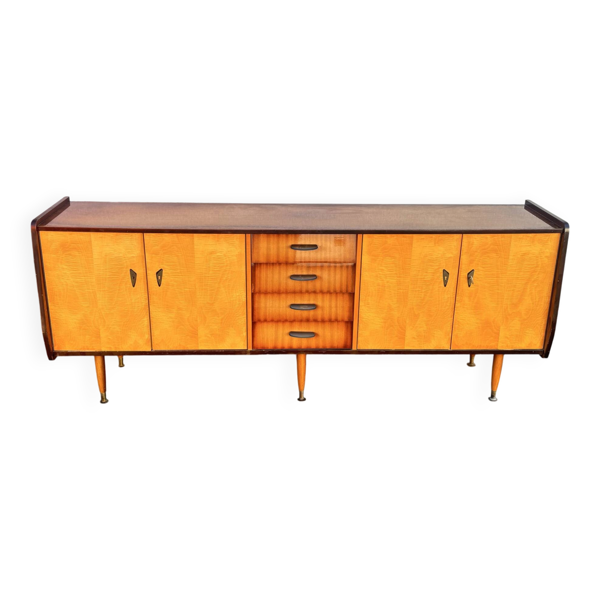 Vintage Scandinavian wooden sideboard – 1960s/70s