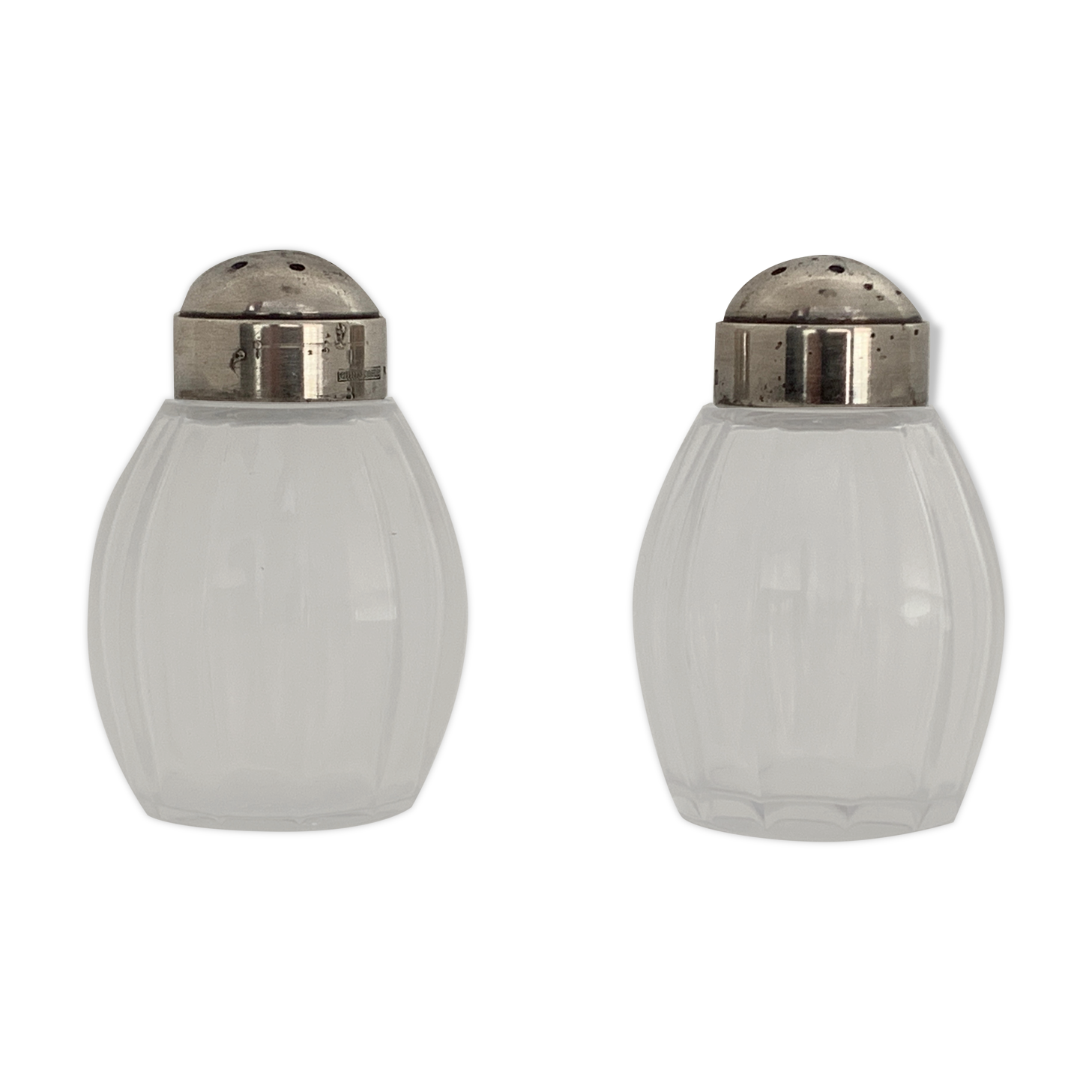 Christofle art deco salt and pepper shaker