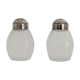 Christofle art deco salt and pepper shaker