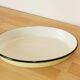 Flat oval 37, 5x27, 5 enamelled steel vintage 50/60
