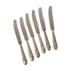 Large antique X6 knives made of silver metal