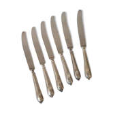 Large antique X6 knives made of silver metal