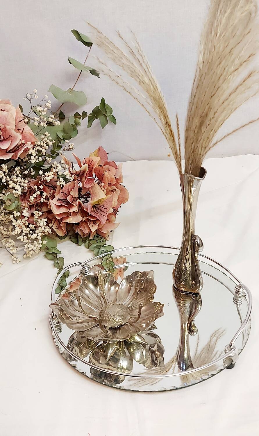 Plateau miroir vintage