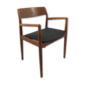 Fauteuil en teck par Scantic Møbelverkverk Danemark, années 1960