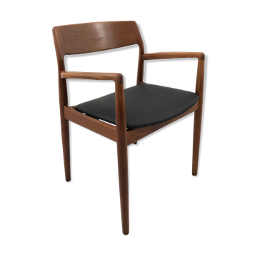 Fauteuil en teck par Scantic Møbelverkverk Danemark, années 1960