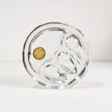 Modernist pipe ashtray, Glasdesign Georgshutte, Germany, 1970s.