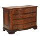 Baroque walnut commode - Lombardy 17th century