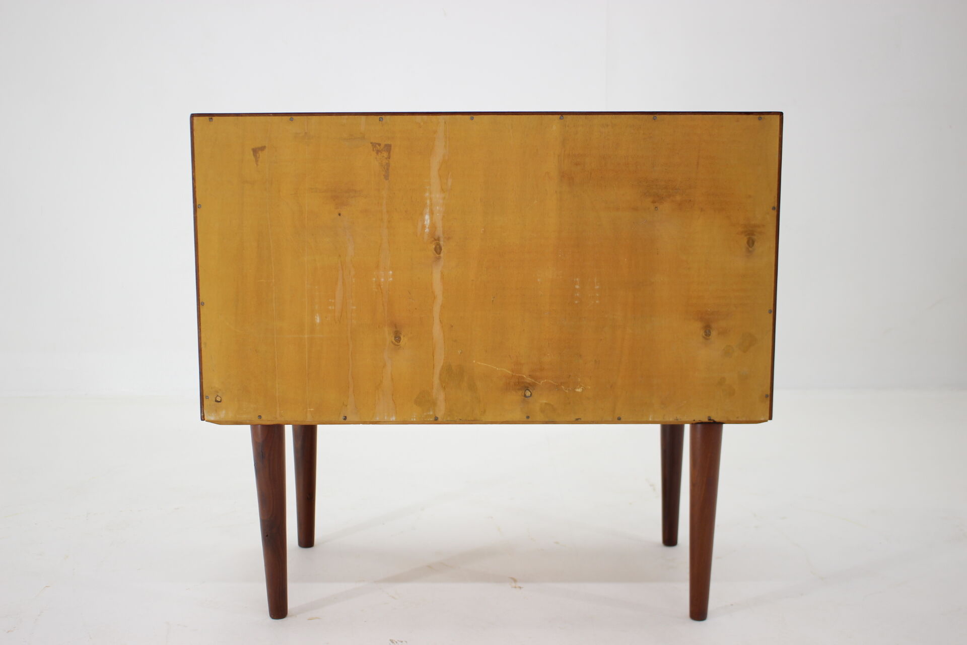 1960s teak chest of drawers with mirror, denmark