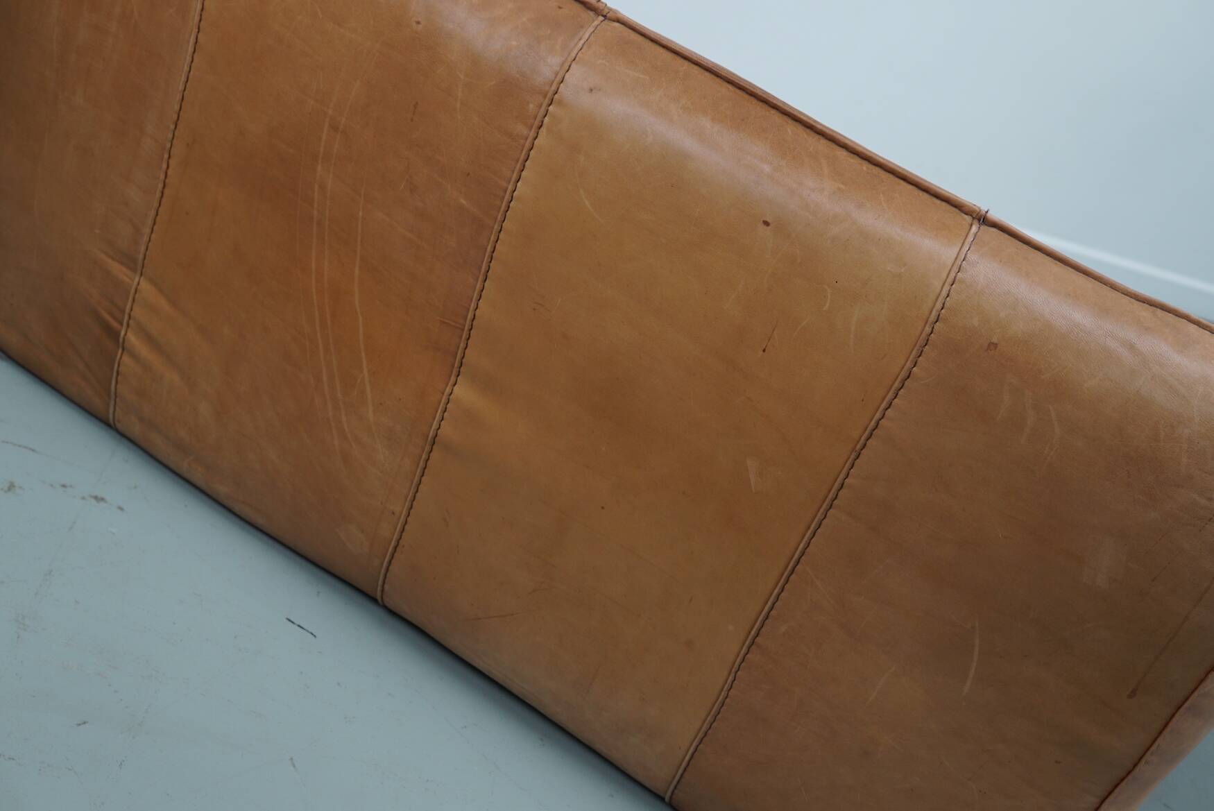Cognac Leather Andes Sofa by Gerard van den Berg for Montis, 1970s