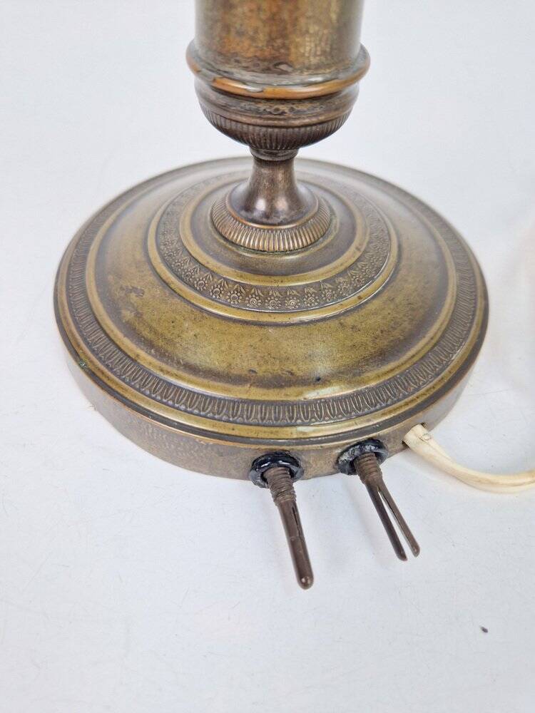 Vintage Empire Bronze Table Lamp, France, 1890s
