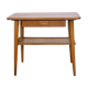 Scandinavian vintage bedside table in teak 1960