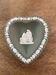 Sage green jasperware catchall Wedgwood