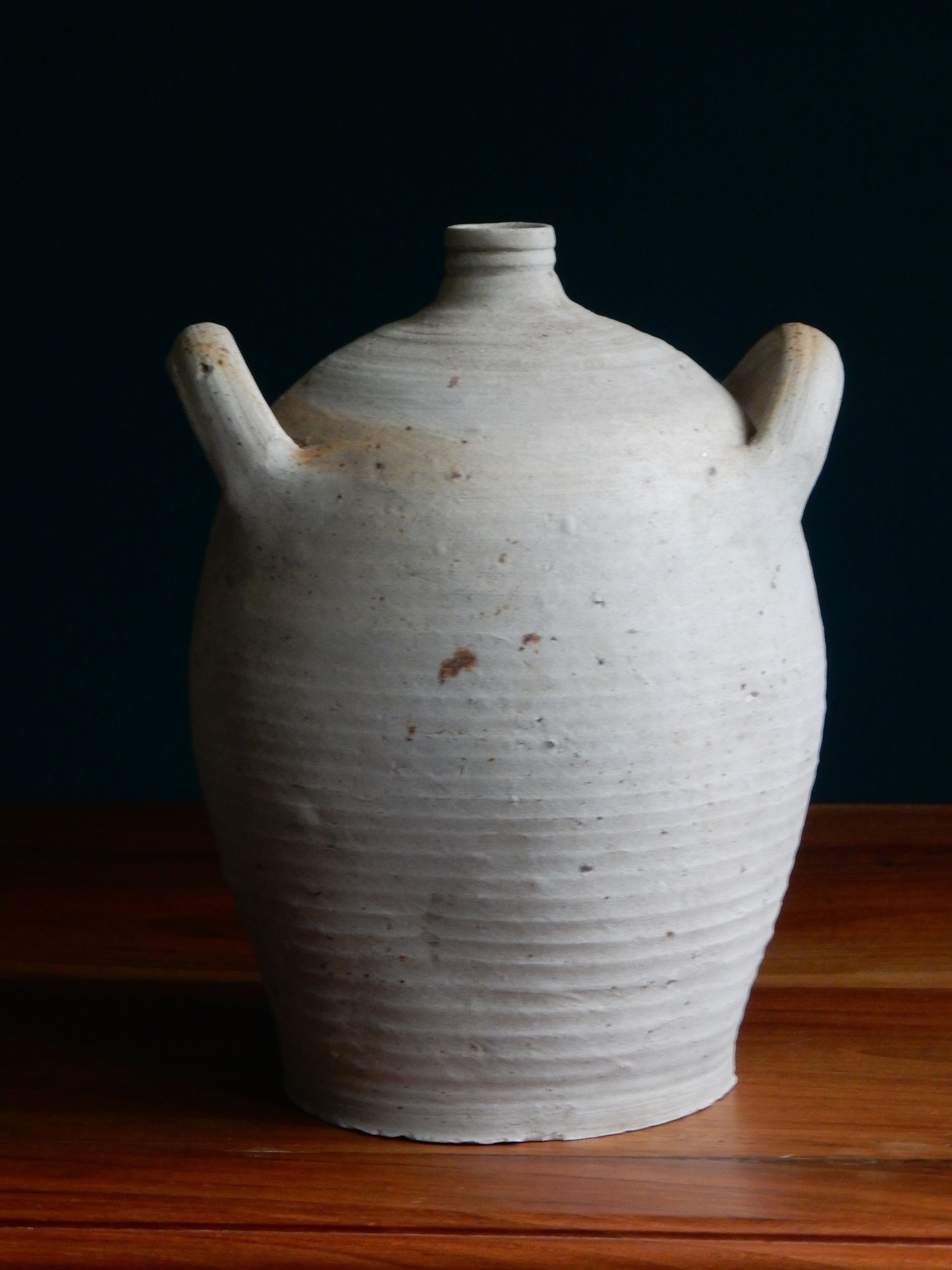 French sandstone canister / 27 cm