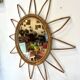 Rattan sun mirror – vintage 60s