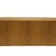 Table basse carrée minimaliste en chêne, années 70