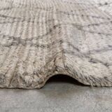 Tapis Berbère beige  Azilal - 216 x 84 cm