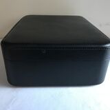 Old suitcase constellation leather black