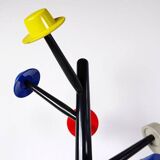 Postmodern coat stand 'Albero dei Cappelli' by Ugo Nespolo for Origlia, 1978