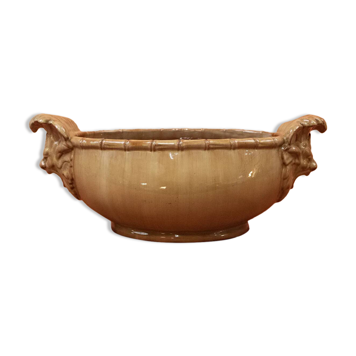 Late 19th - early 20th century glazed earthenware planter - Clément Massier