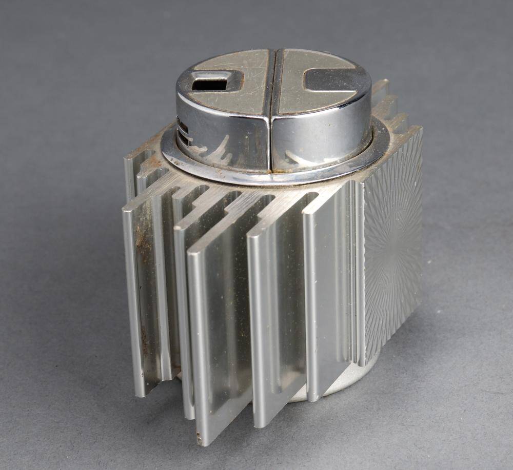 Vintage Modernist  SAROME Japan Table lighter brutalist space age