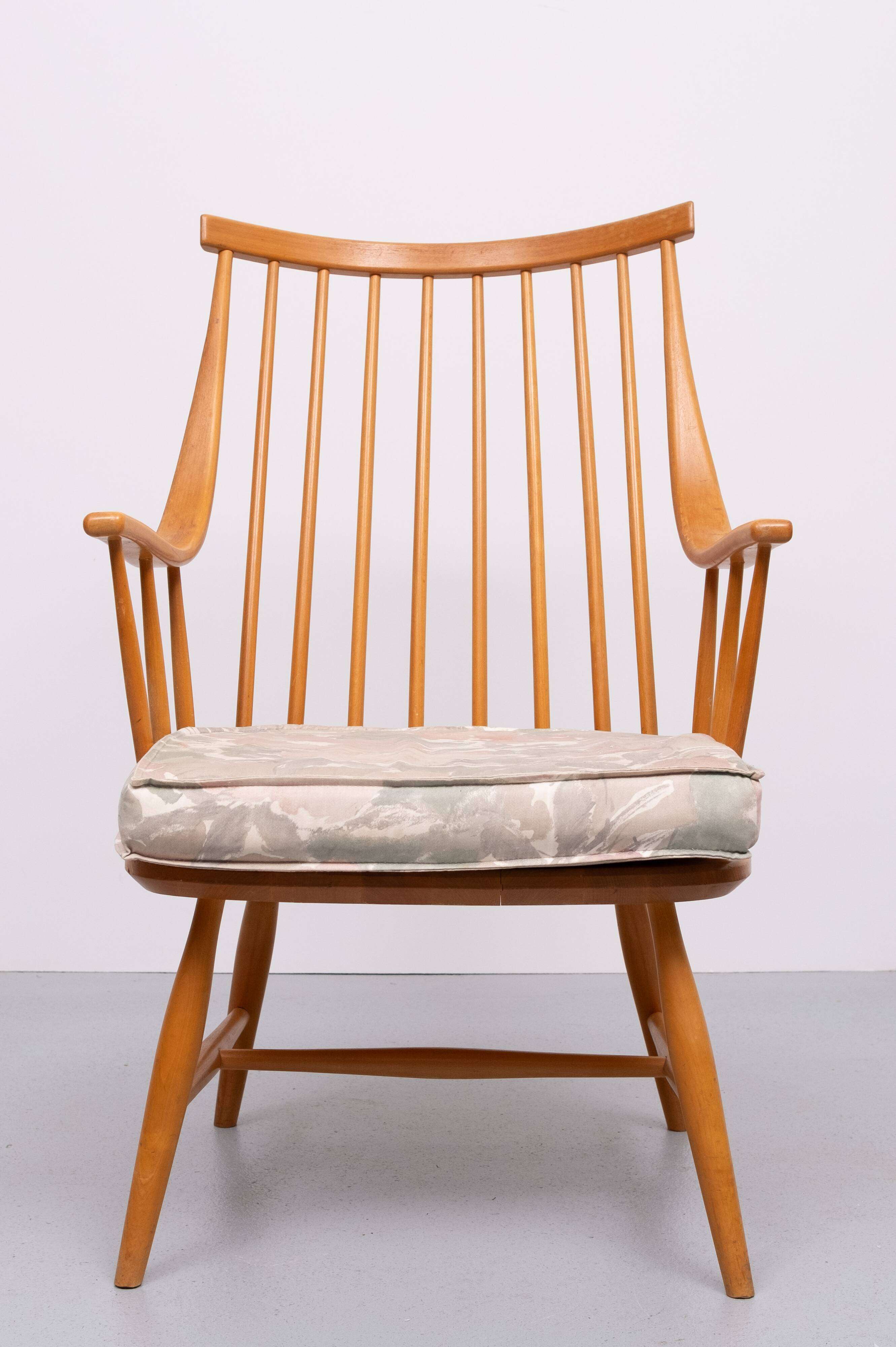 Grandessa Spindle back armchair by Lena Larsson for Nesto, Sweden 1960