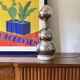 Space age chrome table Lamp, France 1970s