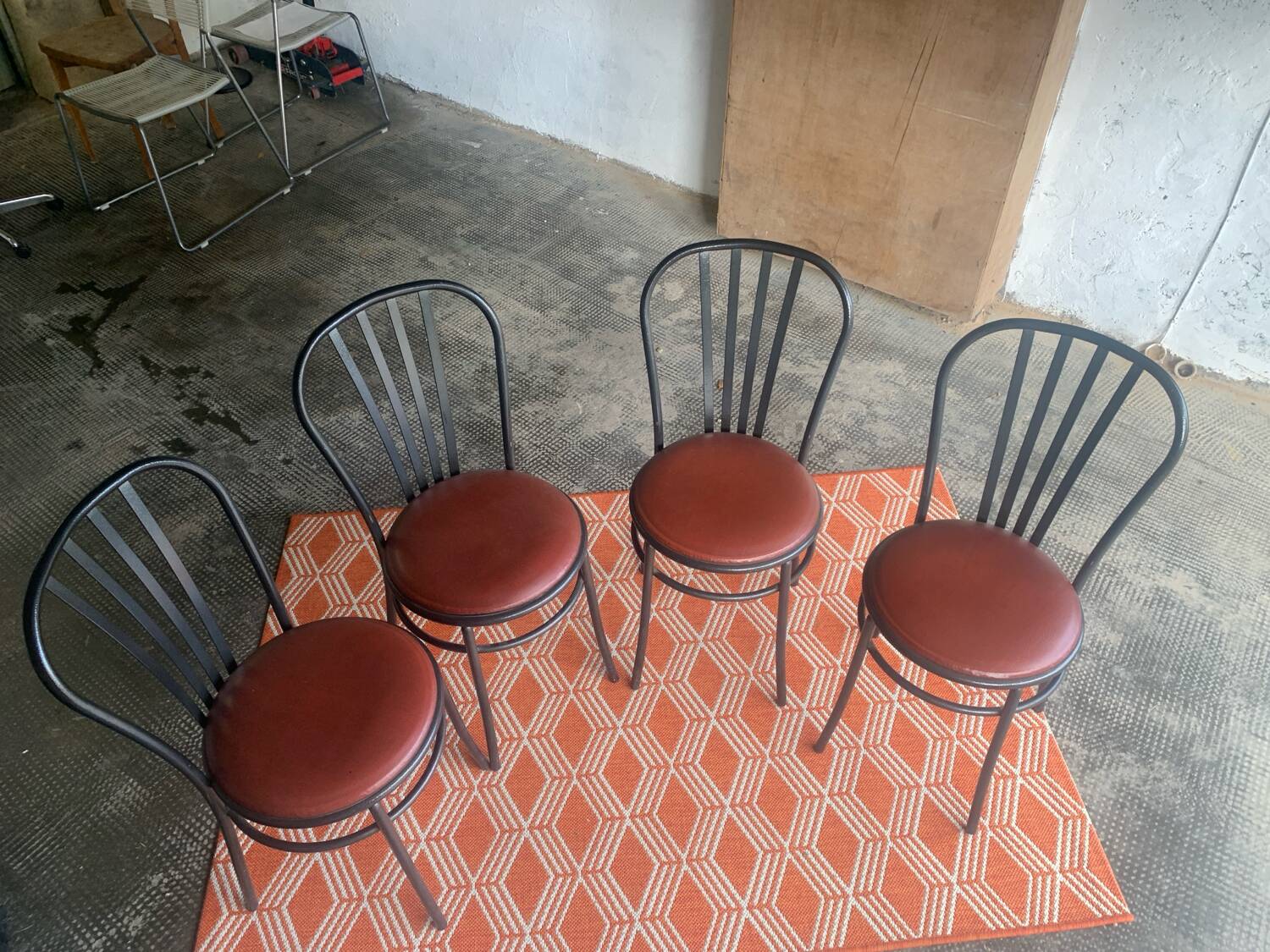 Set of 4 luxury bistro chairs Rodet