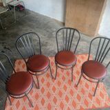 Ensemble de 4 chaises bistrot luxe rodet