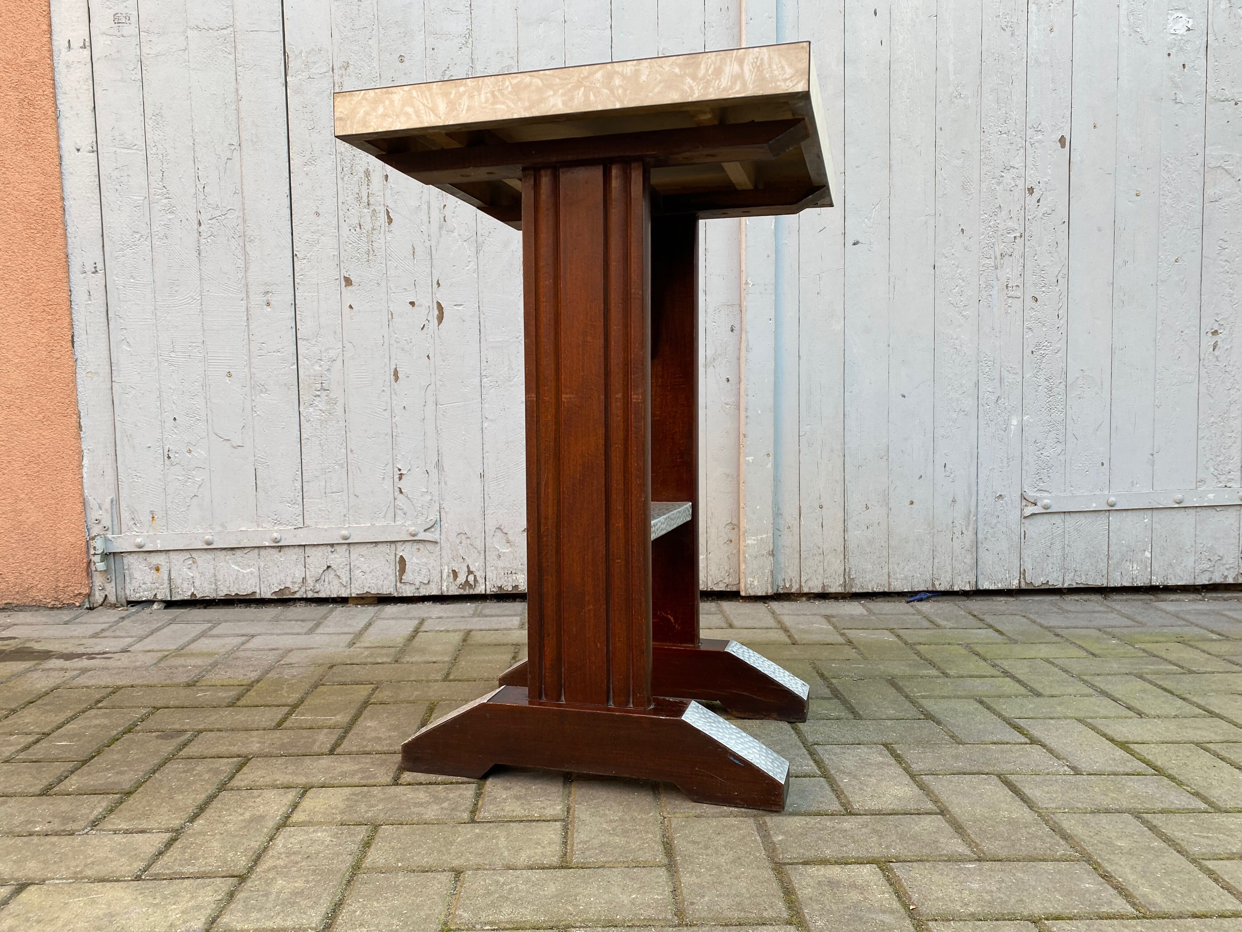 old bistro table cira 1950s