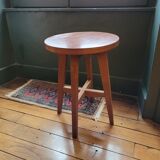 Wooden stool and formica 60's