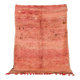 Peach Vintage Moroccan 175 x 246 cm, Berber Wool Rug Handmade, Boho Rug