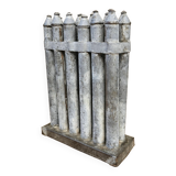 Old sheet metal candle mold