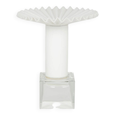 Vase Italien en verre circa 1980