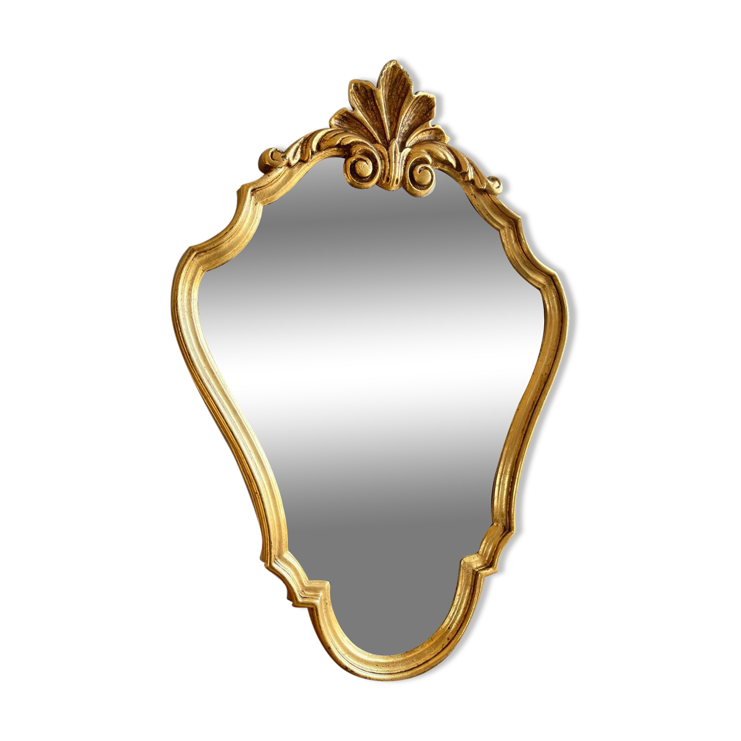 Vintage baroque style gilded mirror