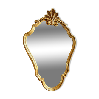 Vintage baroque style gilded mirror