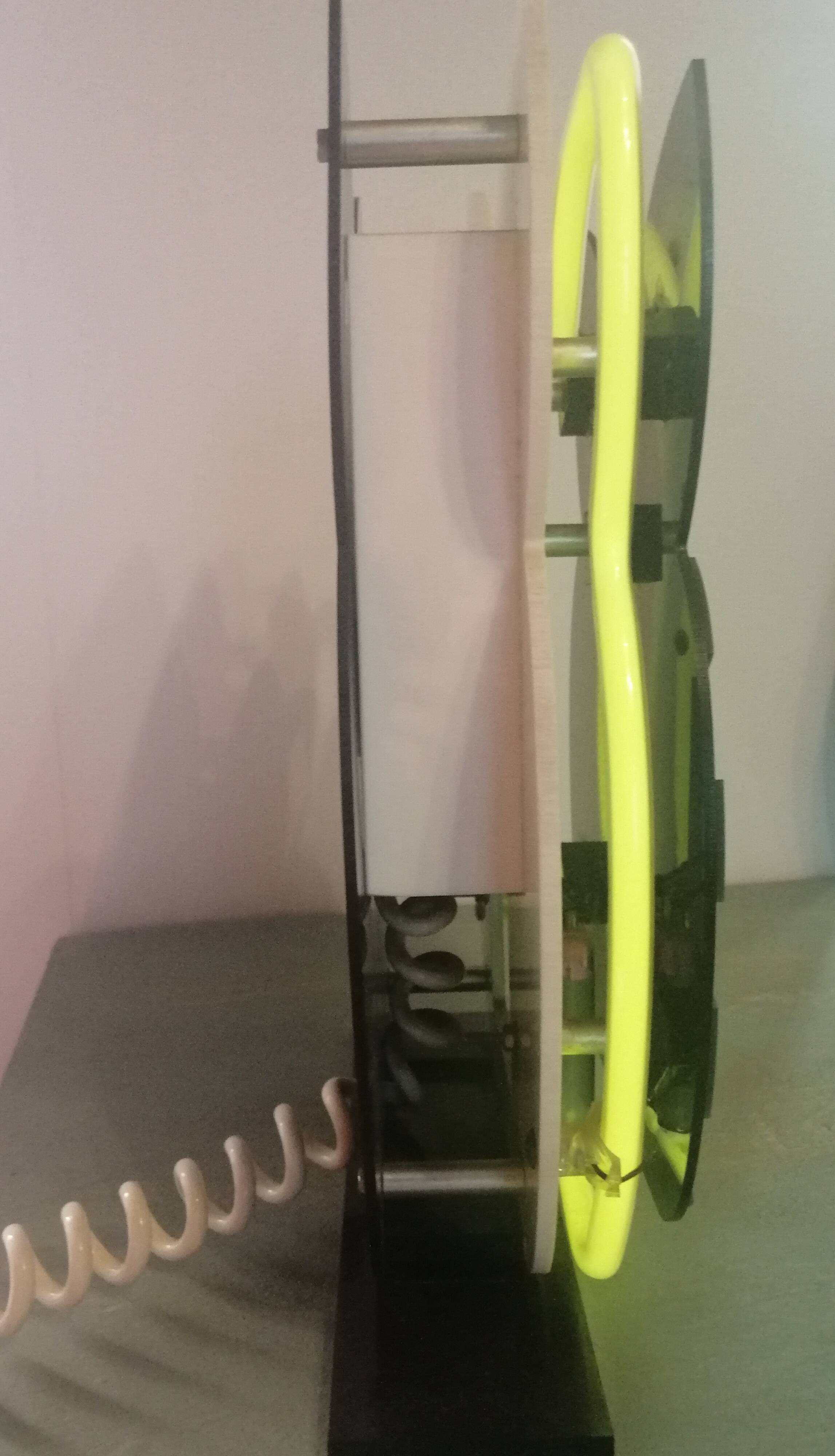 Vintage lamp neon plexiglas