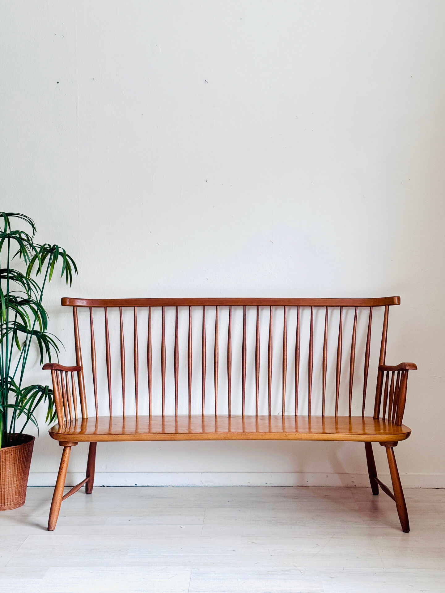 Vintage ‘winsdsor’ bench and chairs 1950’s