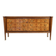 Buffet, cabinet Art Déco vintage italien en noyer foncé