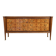 Buffet, cabinet Art Déco vintage italien en noyer foncé