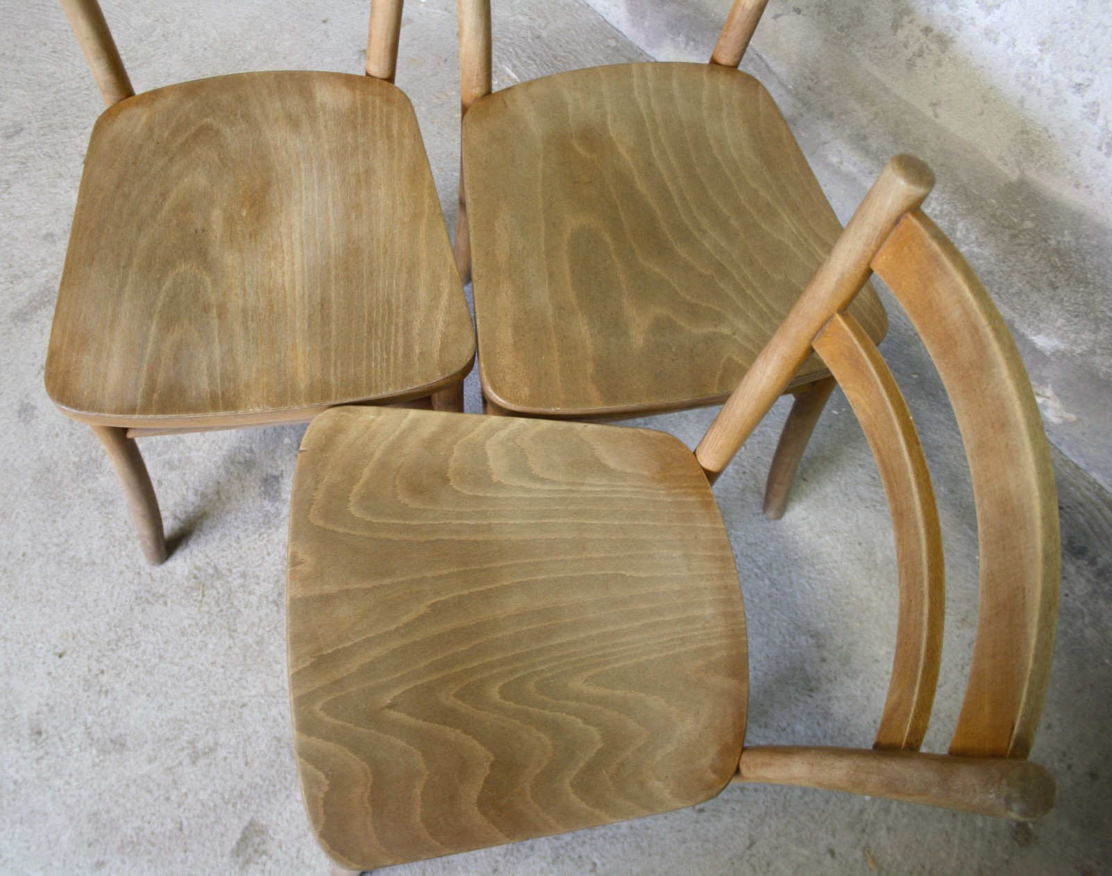 Three Luterma bistro chairs