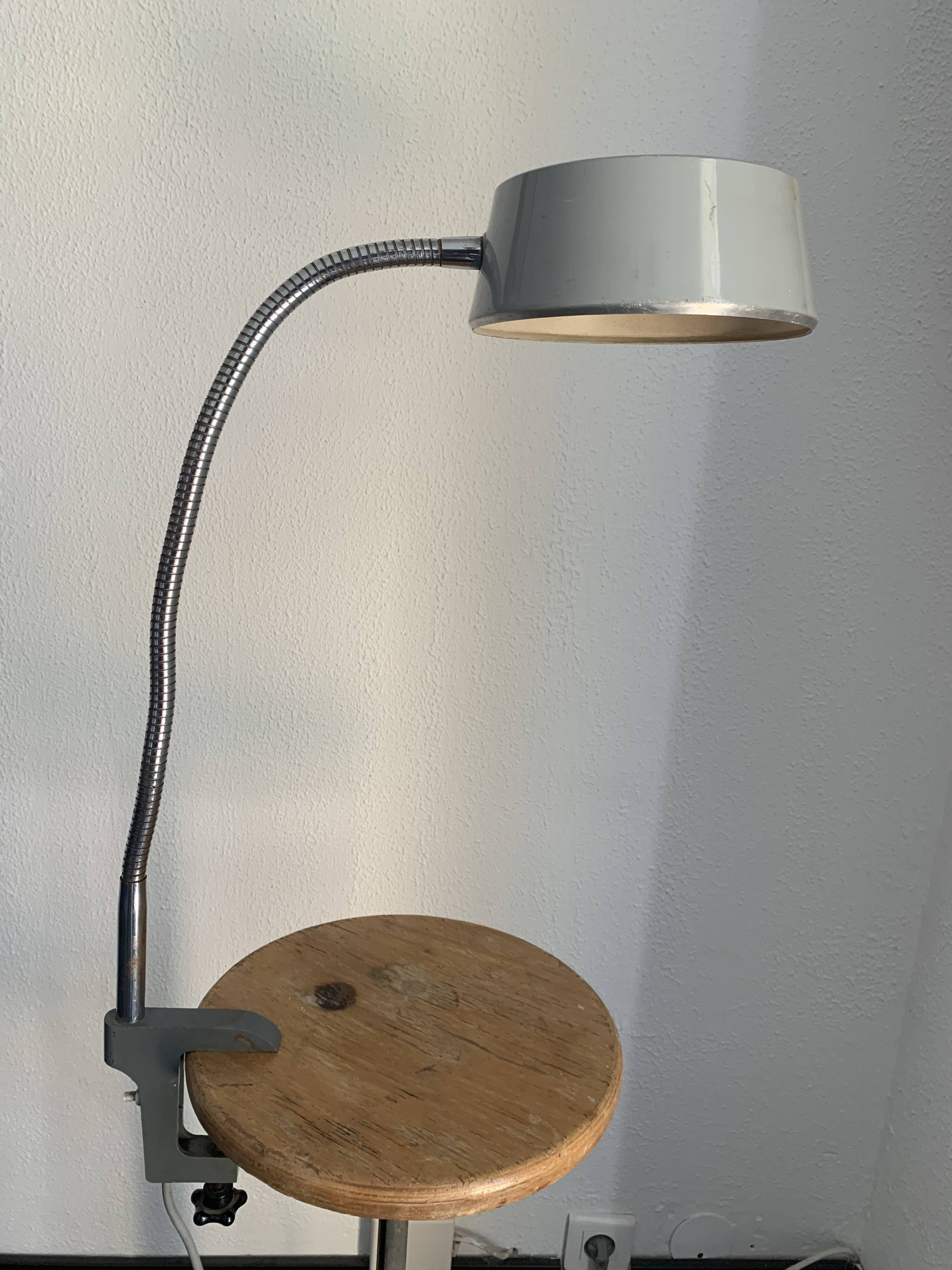 Vintage 1950s Jumo industrial workshop/factory/office lamp - 55 cm
