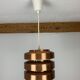 Scandinavian copper pendant lamp by MetallDrucker 60s
