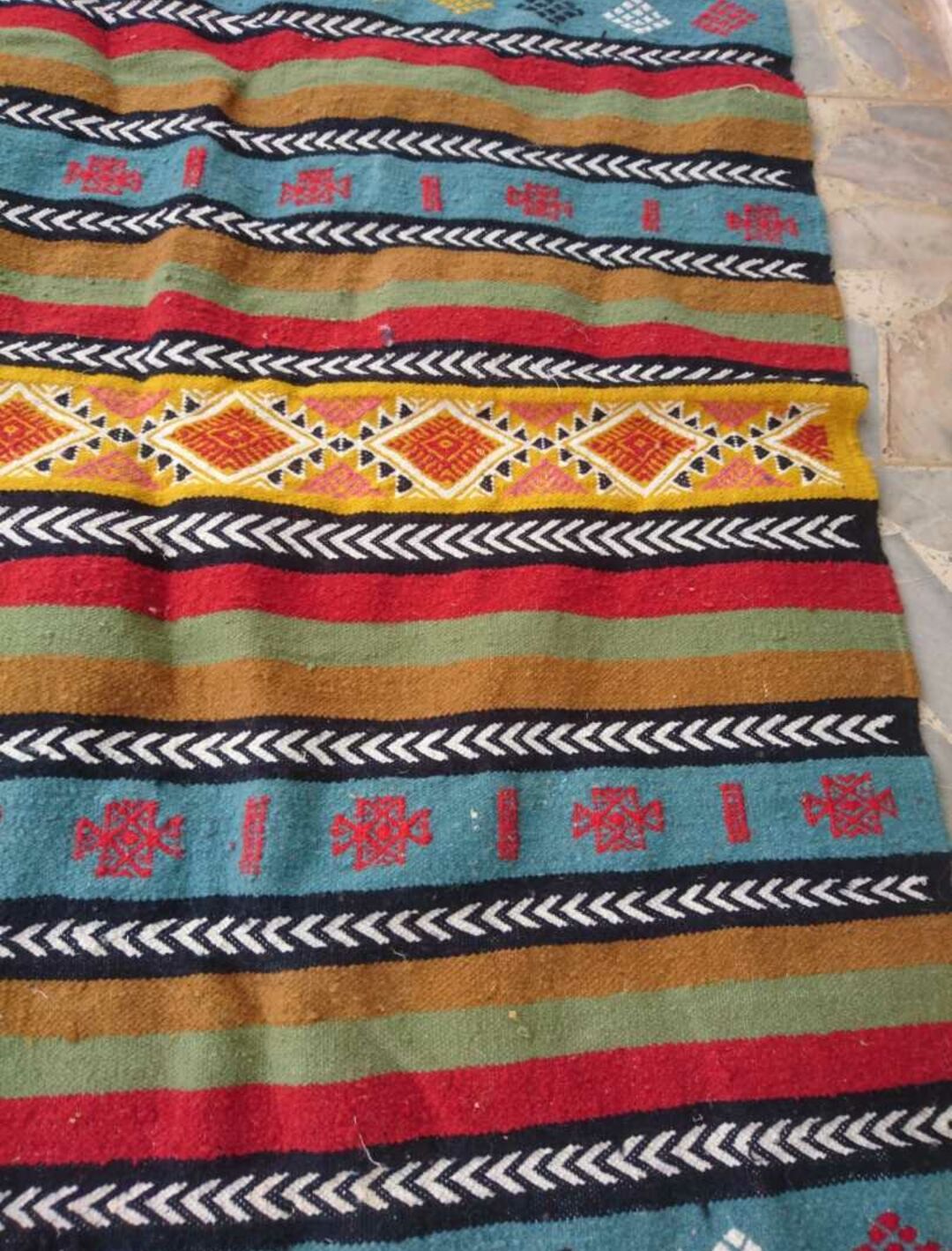 Carpet beber kilim multicolor 105x140cm