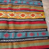 Kilim tapis berbère multicolore fait à la main 105x140cm