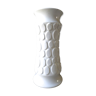 Vase Jasba en céramique blanche décor géométrique