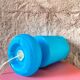 Blue blown glass lamp IKEA vintage model Lykta