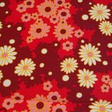 Folding sunbed lounger vintage flower camp bed